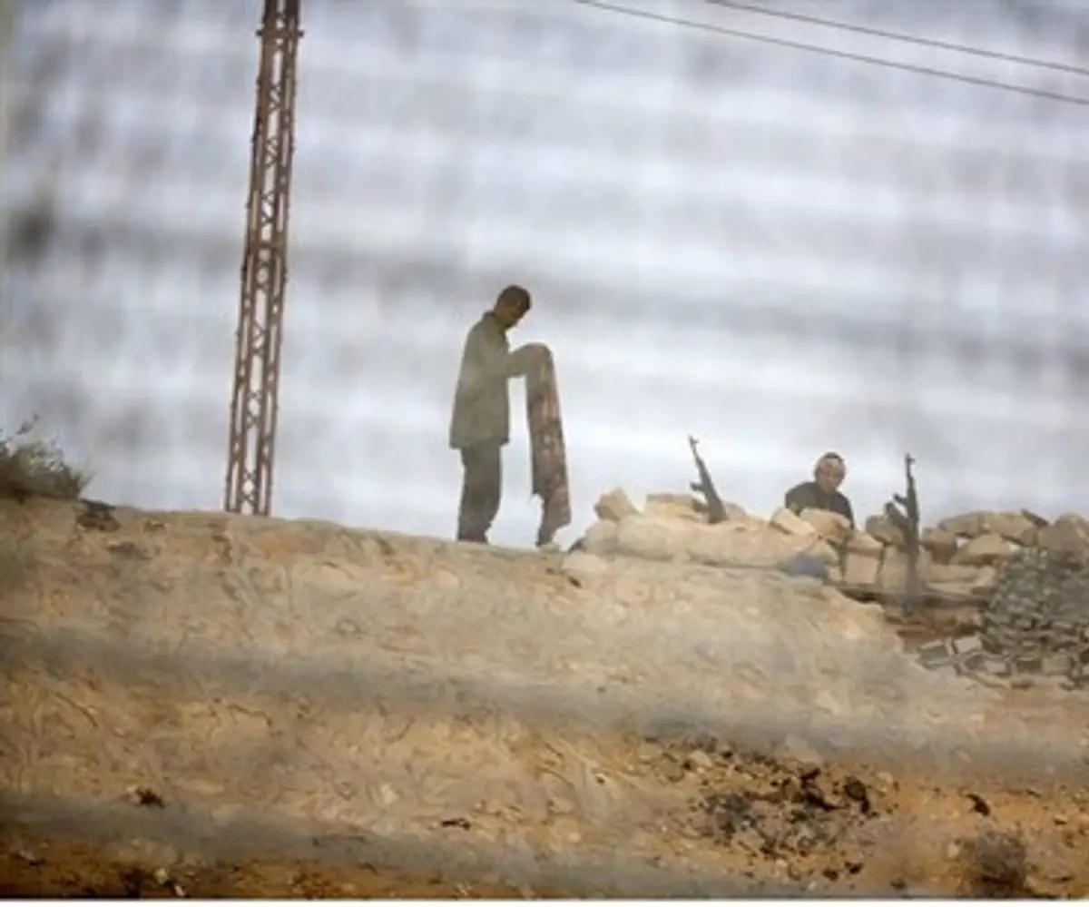 Egyptian soldiers in the Sinai Peninsula