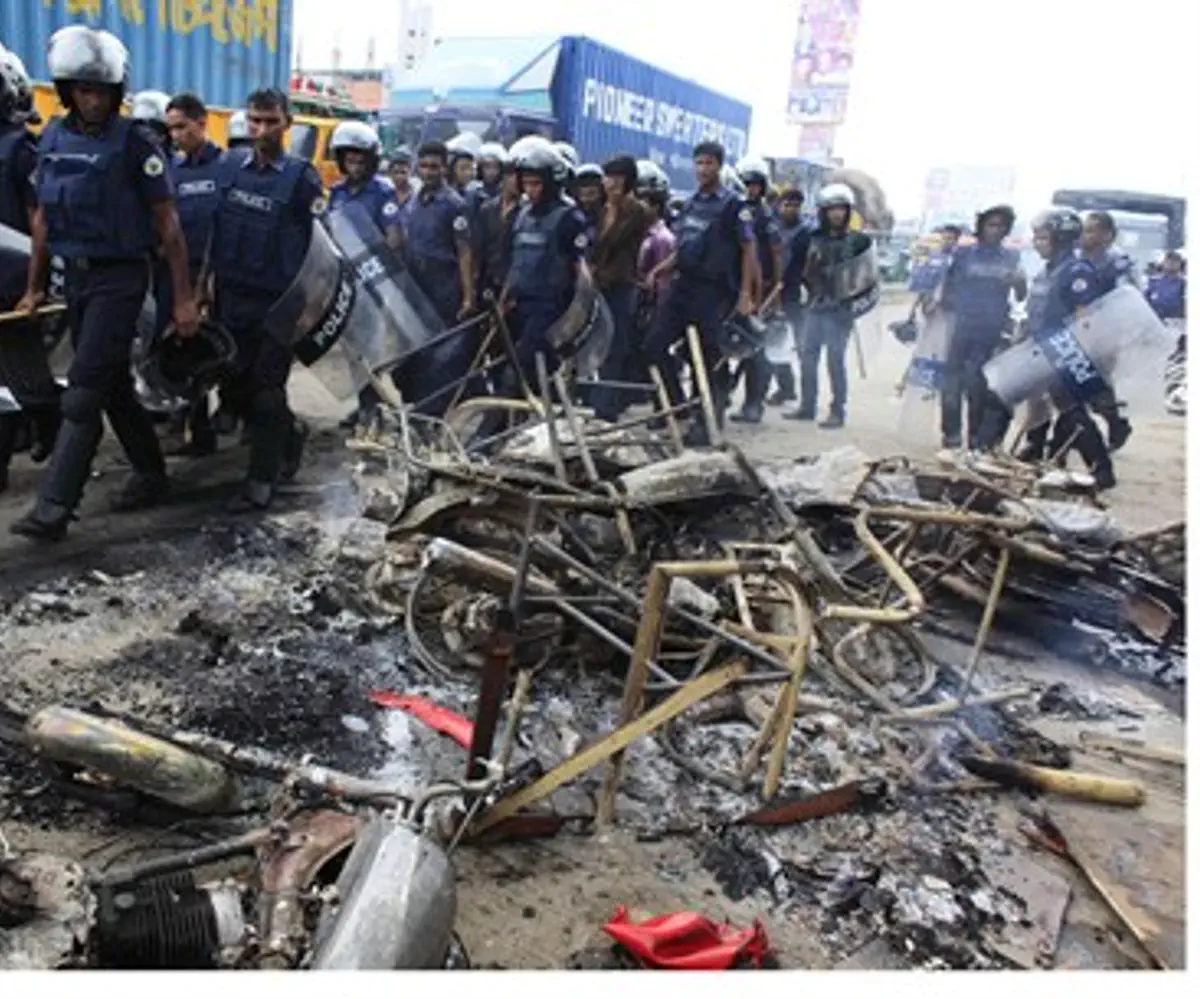 Bangladesh has been wracked by violent protests (file)