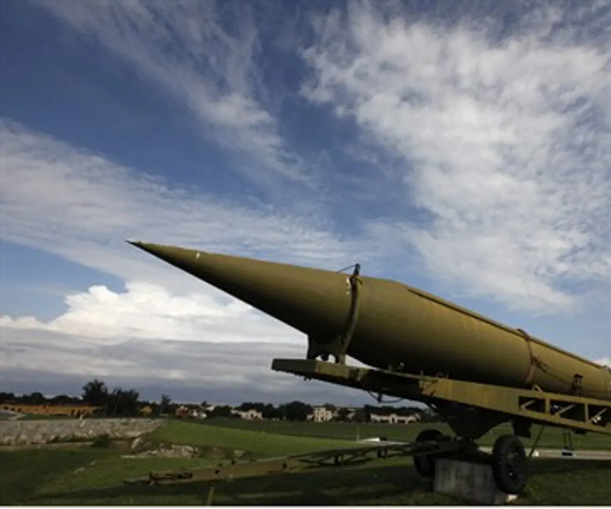 Soviet-era nuclear capable ballistic missile 