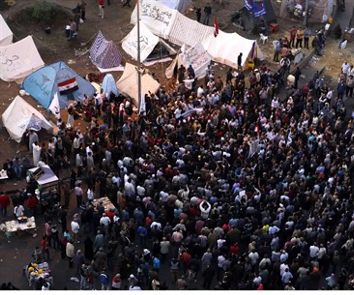 Anti-Morsi protesters in Cairo Tahrir Square