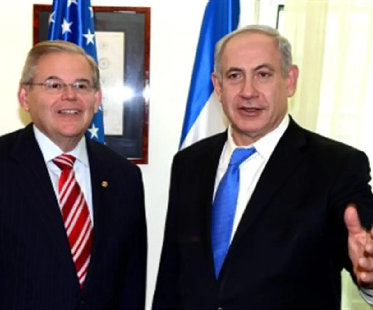 Menendez with Netanyahu