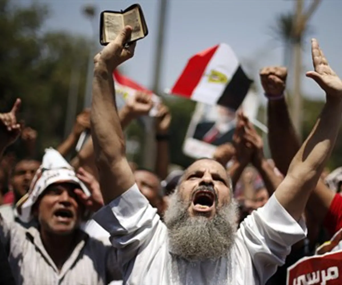 (Illustration) Islamists demonstrate in Egypt