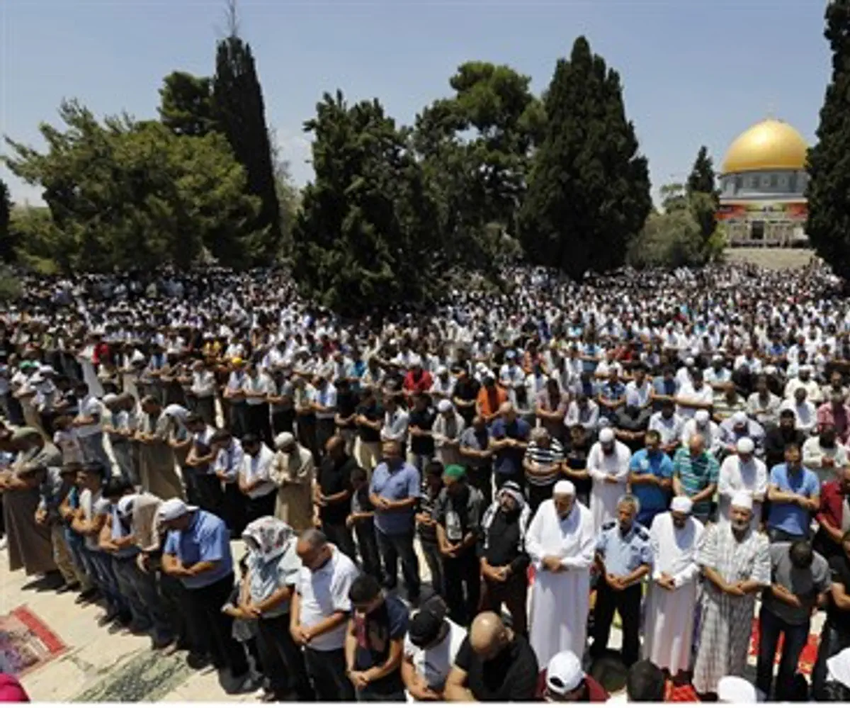 Ramadan prayers in Jerusalem (illustrative)
