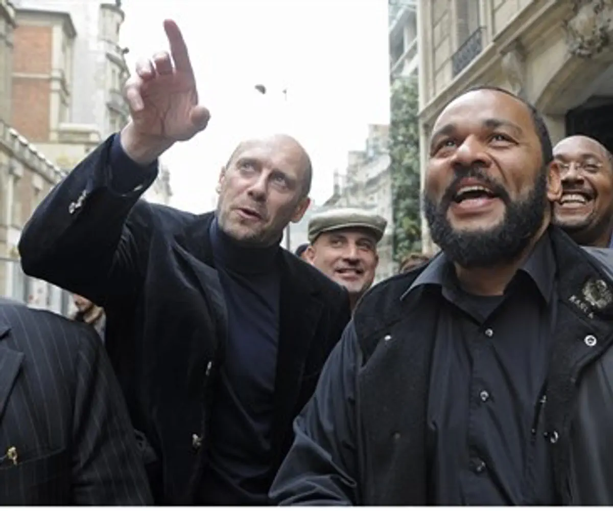 Dieudonne with former far-right National Fron