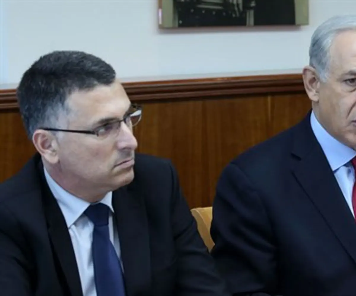 Binyamin Netanyahu and Gideon Sa'ar