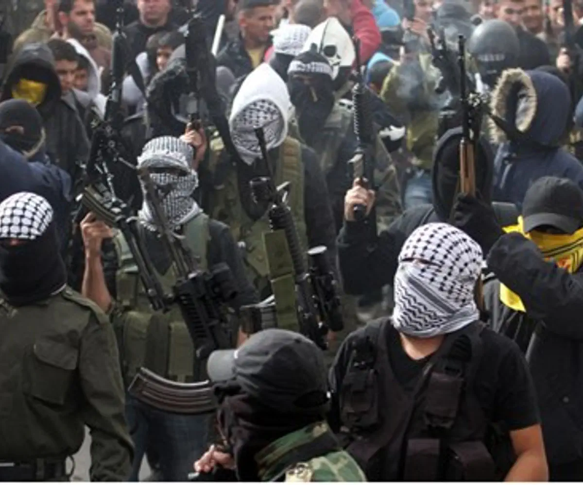 Fatah's Al Aqsa Martyrs' Brigade in Kalandiya