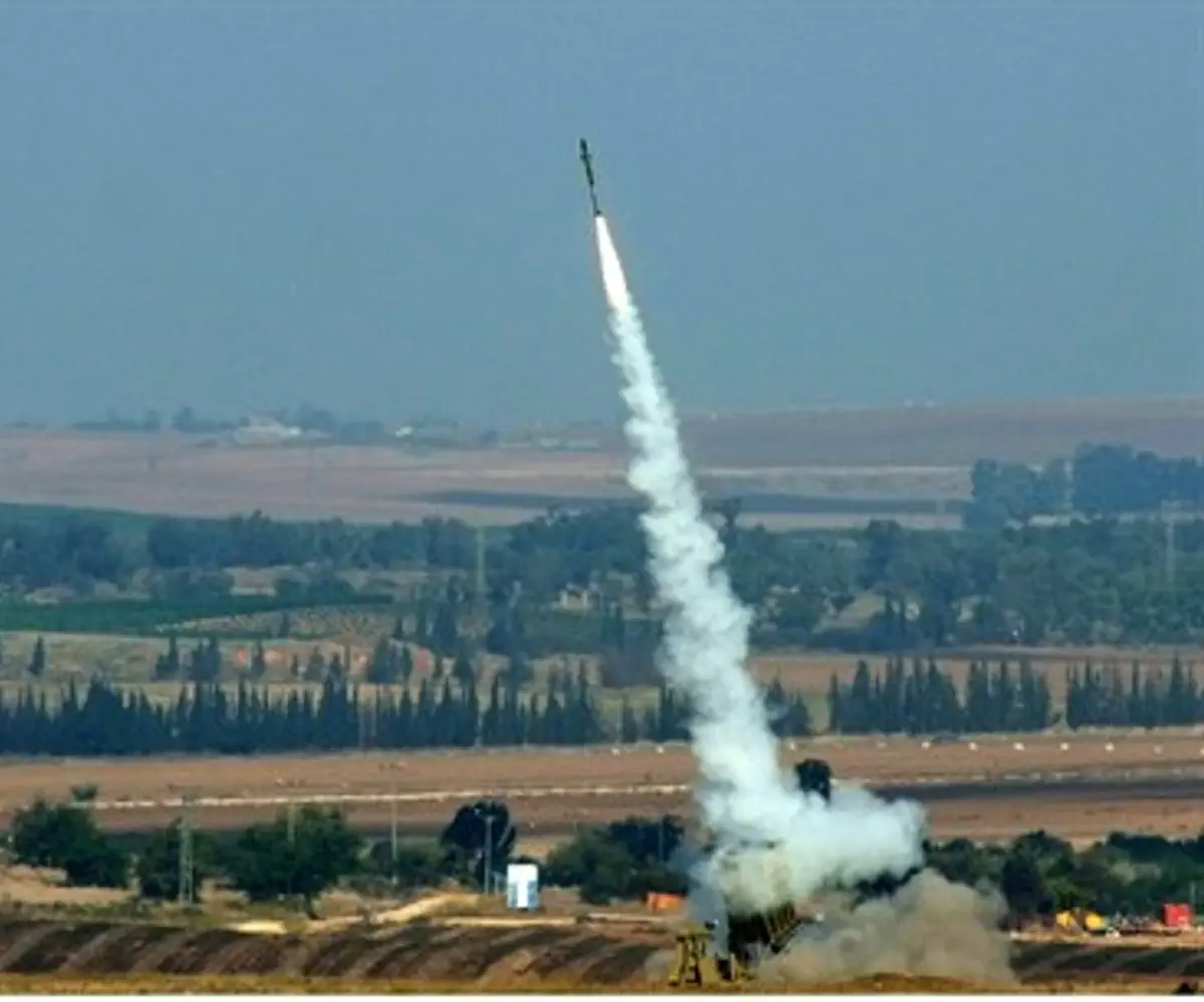 Israel's Iron Dome in action (illustrative)