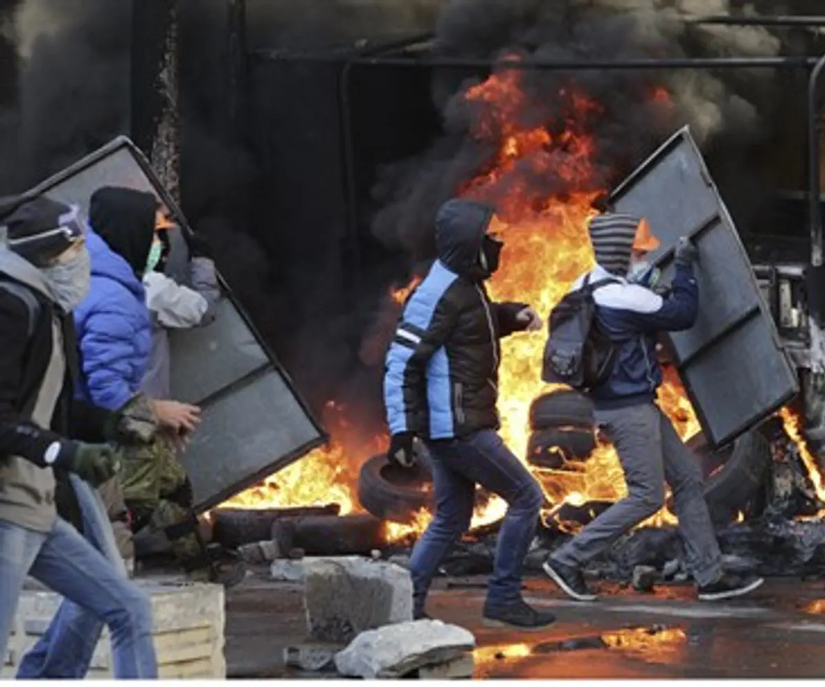 Ukraine violence (file)
