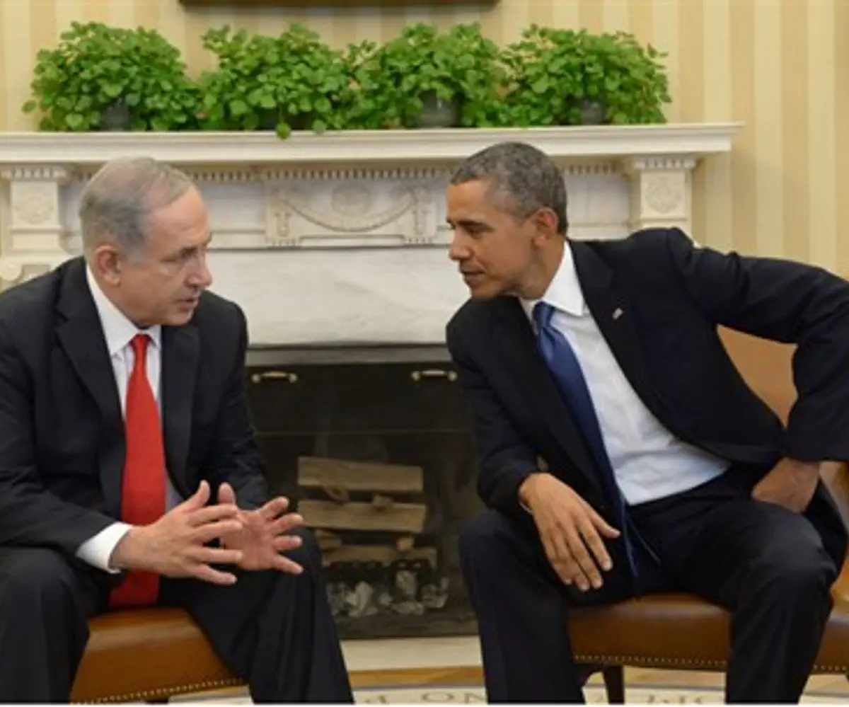 Netanyahu and Obama at the White House