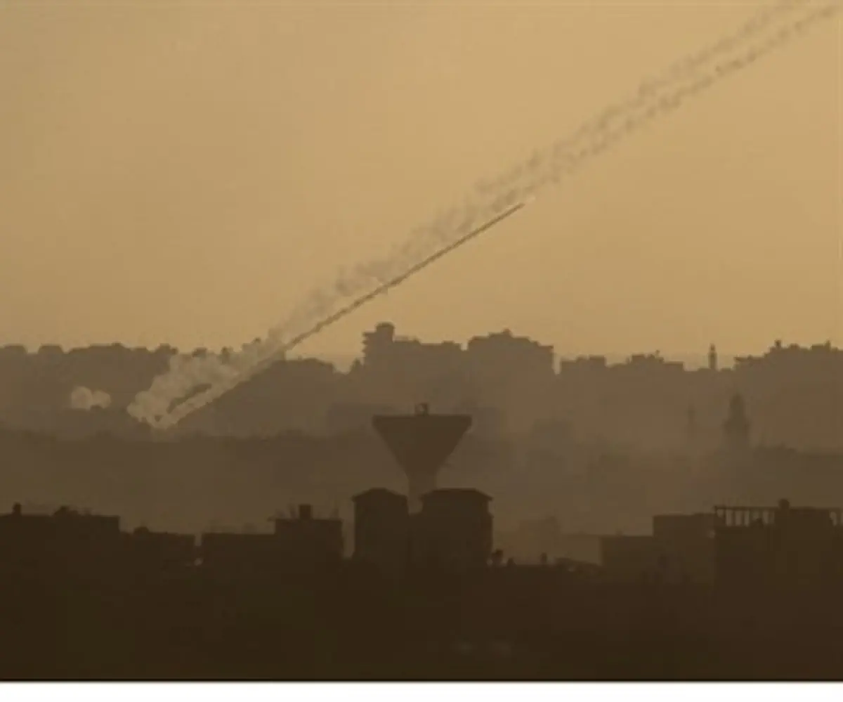 Rocket barrage from Gaza (file)