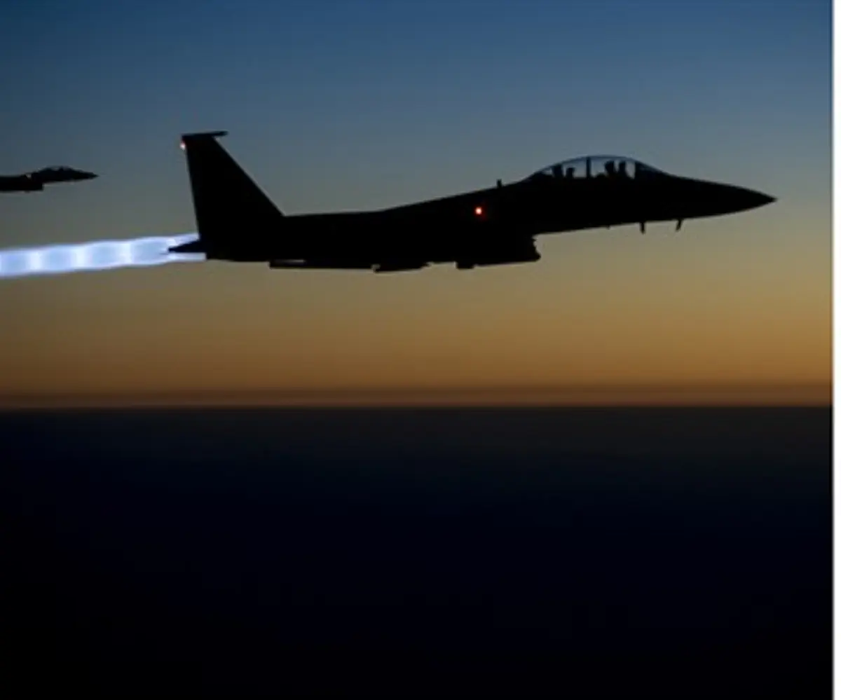 US F15-E jets in northern Iraq (file)