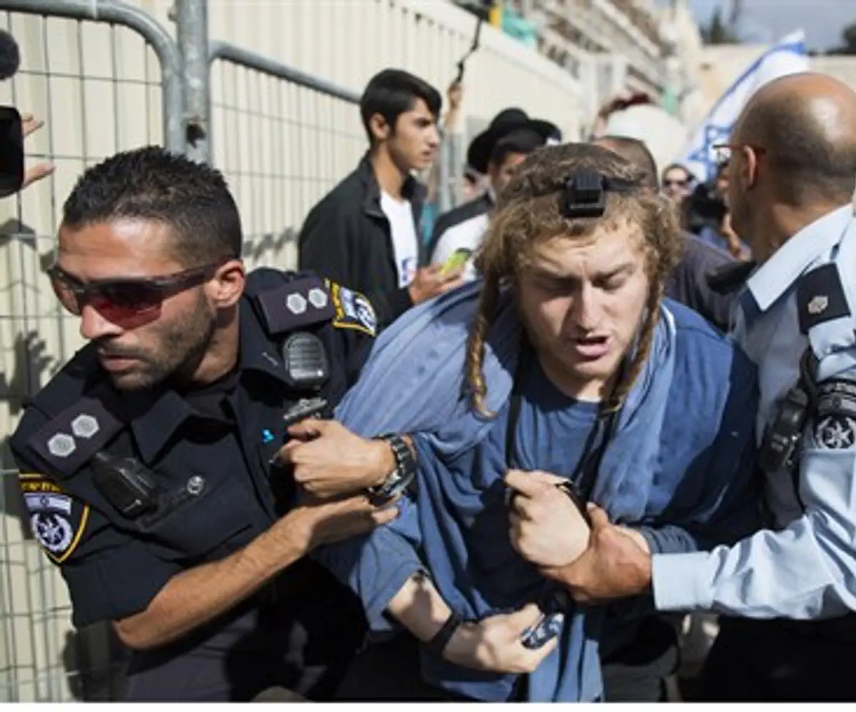 Jew arrested on Temple Mount (illustration)