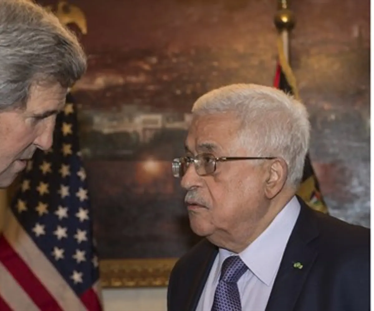 Kerry and Abbas meet at the latter's home in 