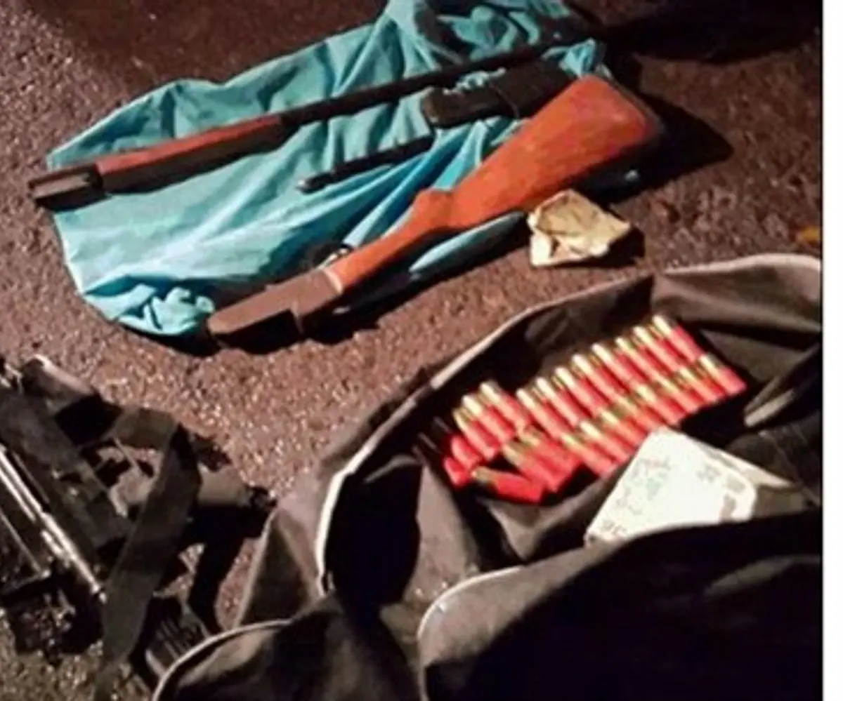 Weapons confiscated from planned attack