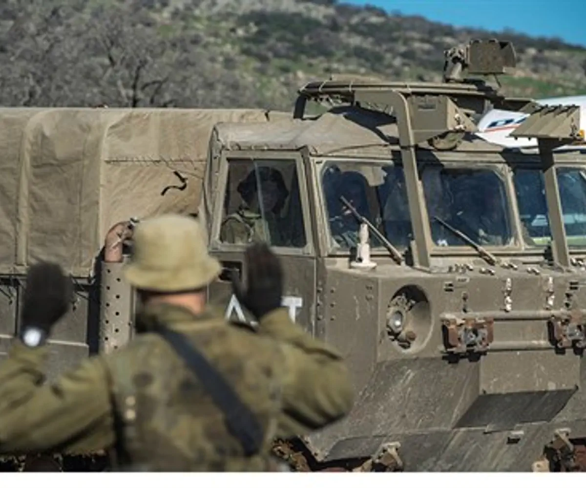 IDF forces seen reinforcing presence in the Golan Heights