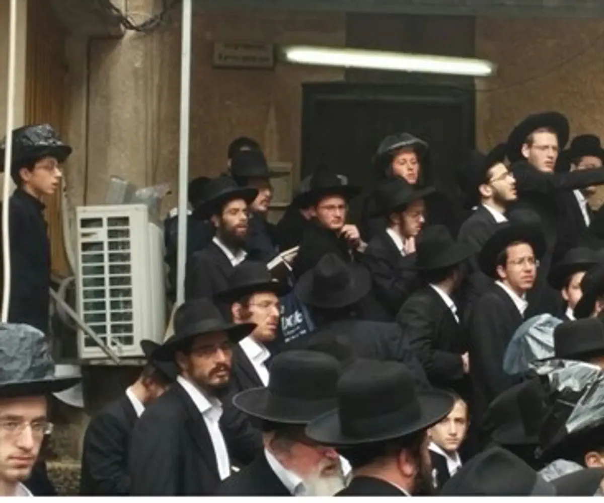 Funeral of Rabbi Chaim Grenimann in Bnei Brak