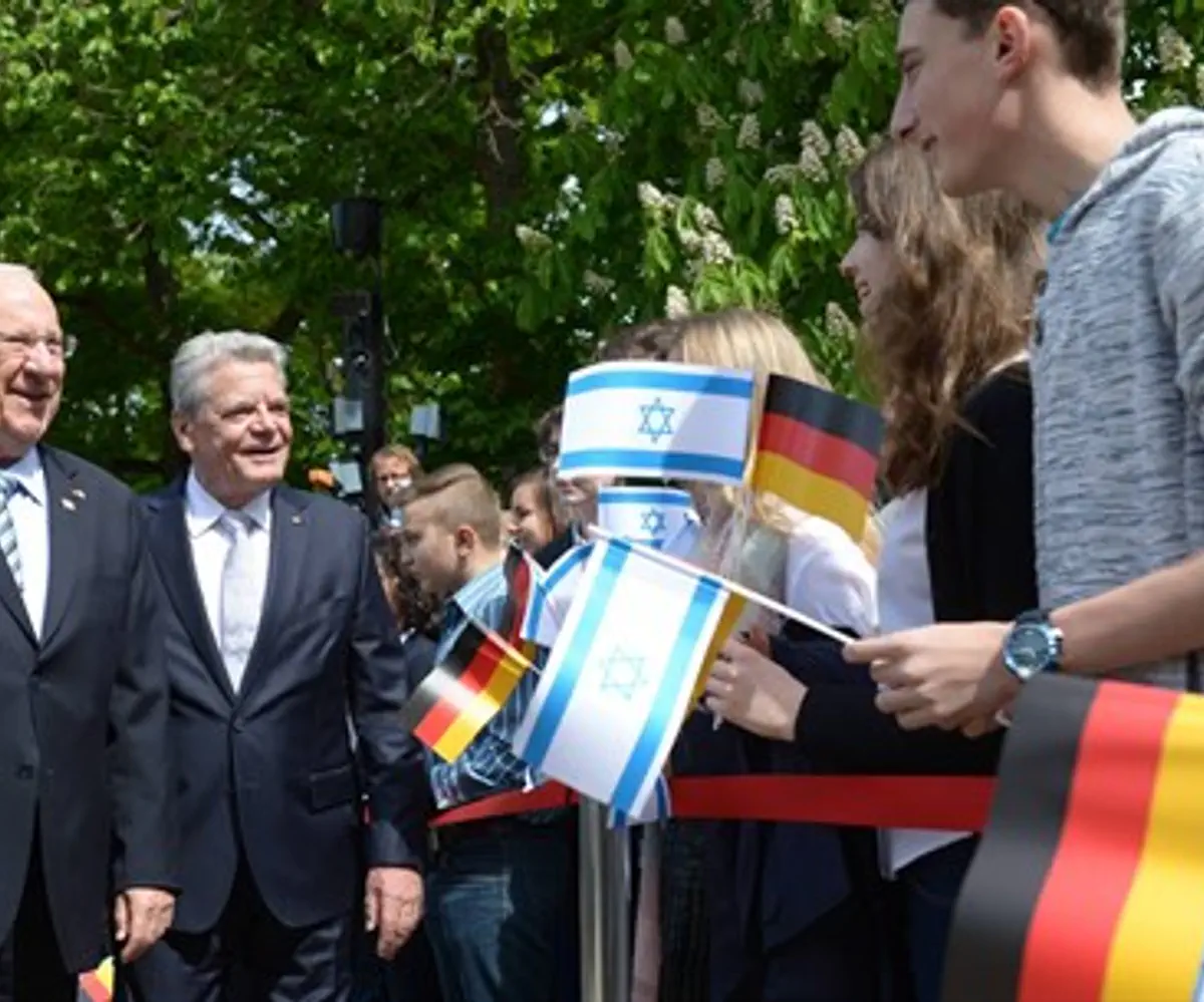 Rivlin with German President Joachim Gauck 