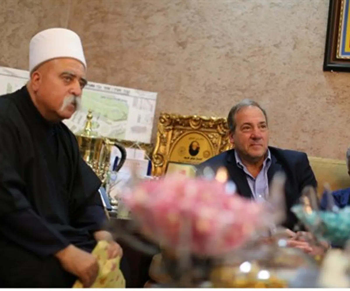 Rabbi Yechiel Eckstein with Sheikh Muwaffak Tarif