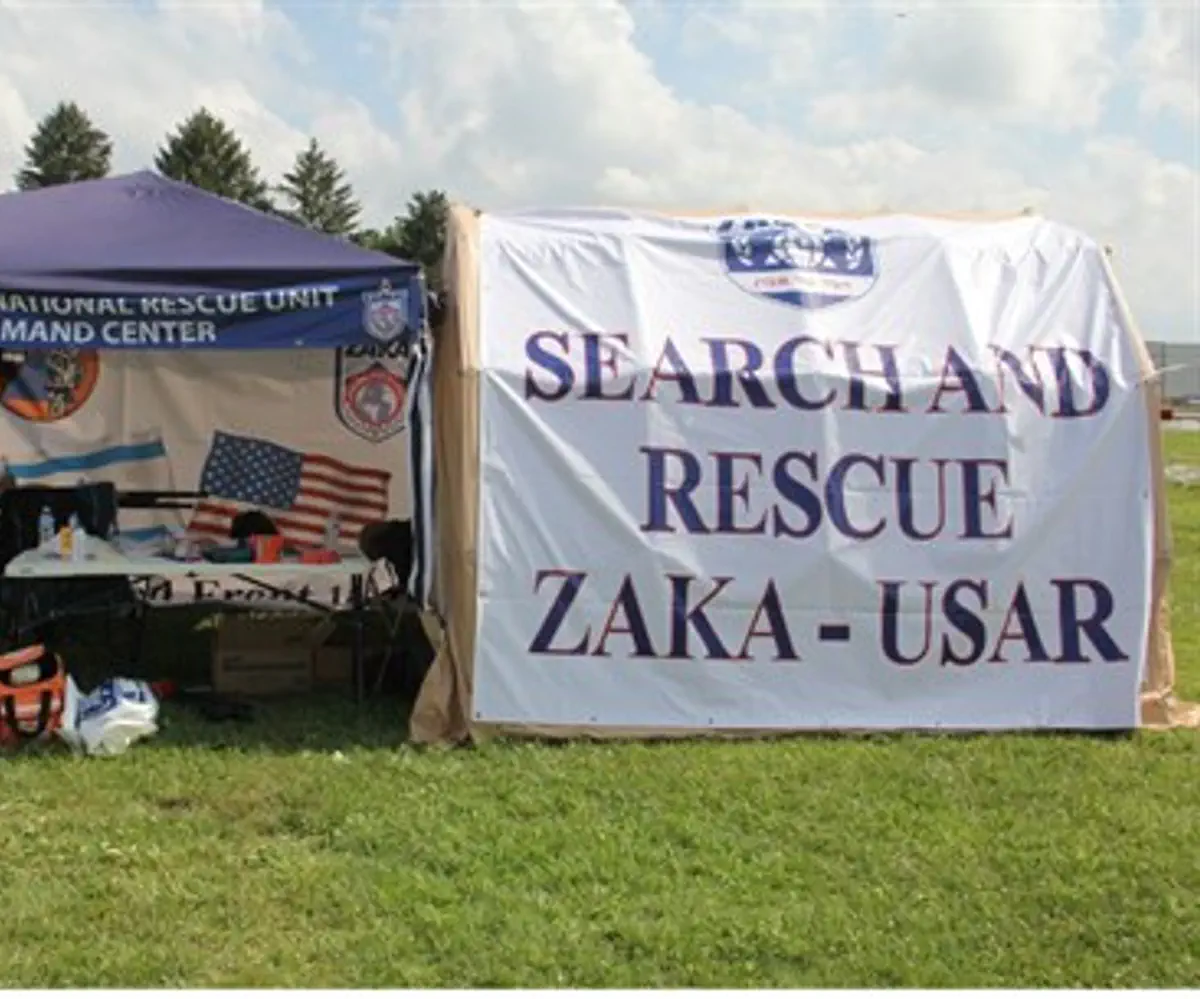 ZAKA participates in National Guard drill