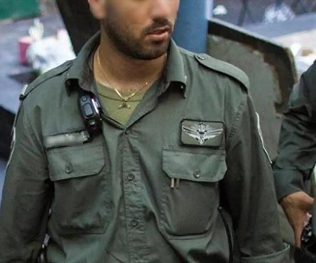 Soldier with short beard