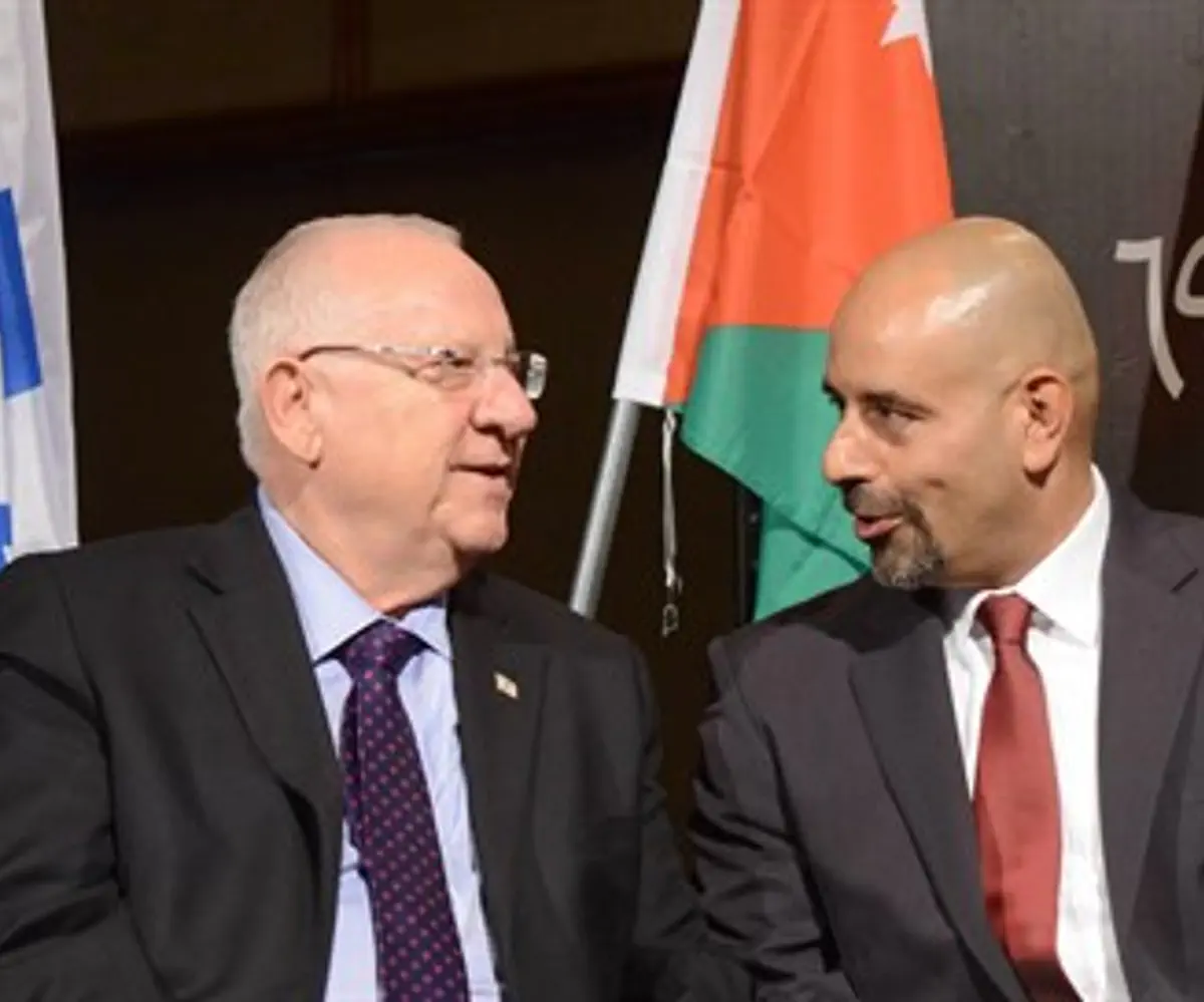 Reuven Rivlin, Jordanian Ambassador Walid Obeidat