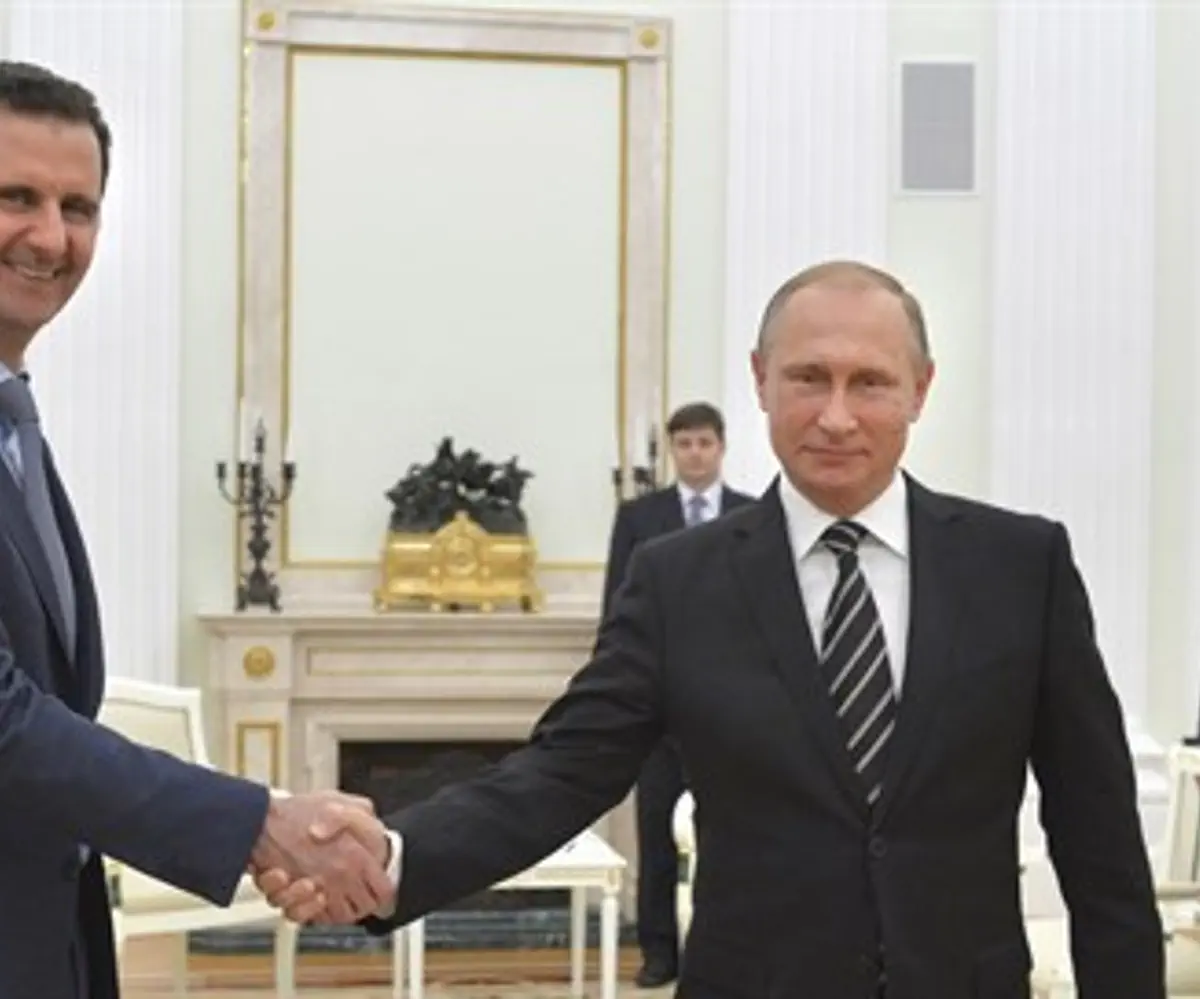 Bashar al-Assad visits Vladimir Putin