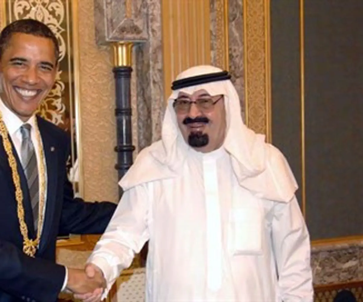Obama and Saudi King Abdullah