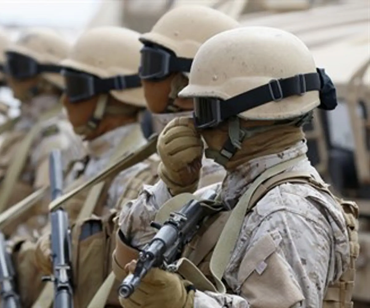 Saudi troops (file)
