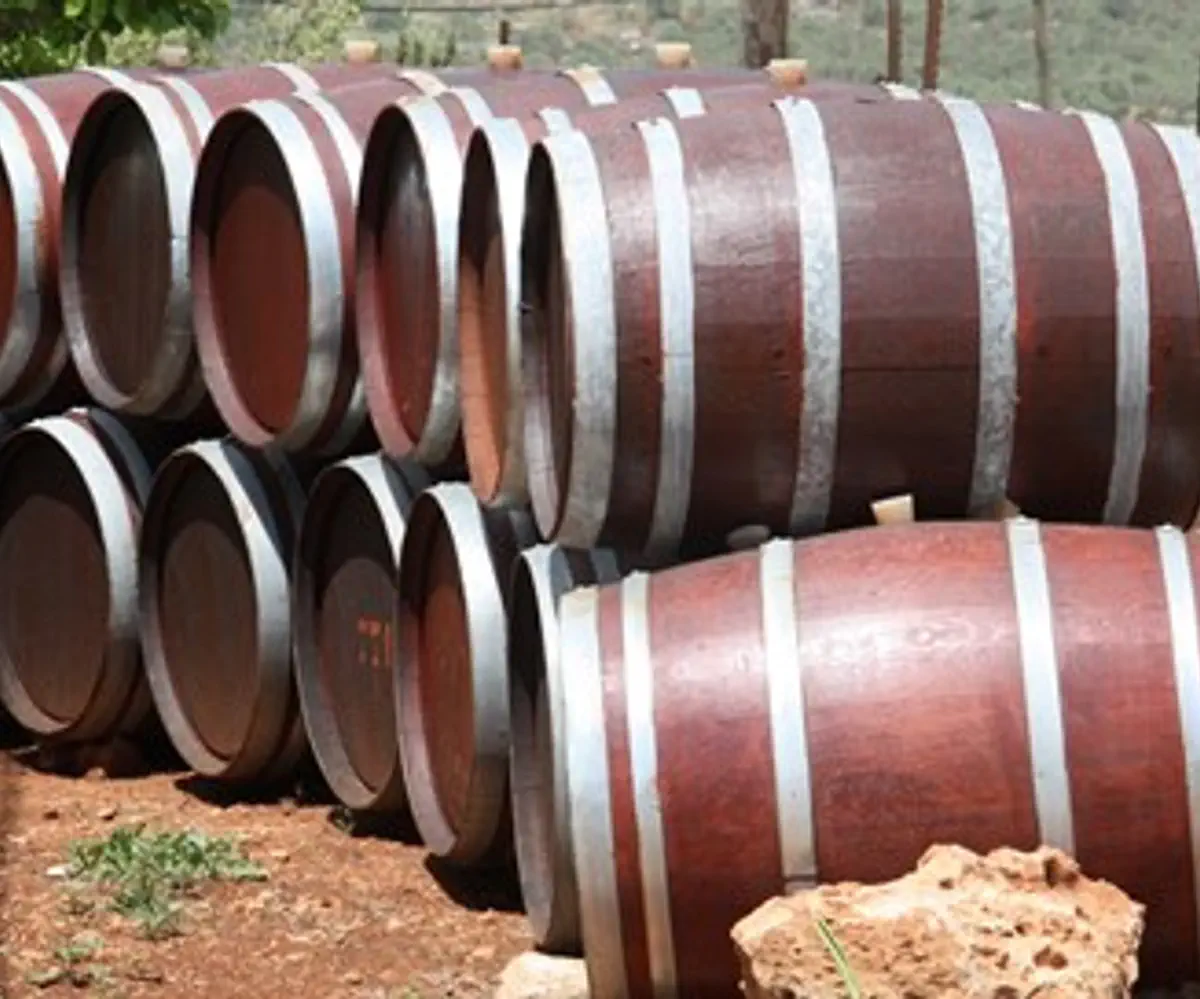Tura Winery wine barrels