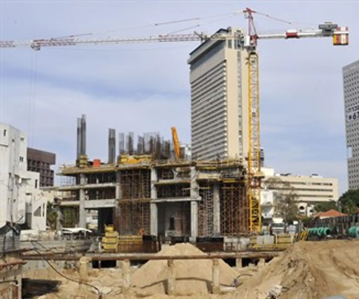 Tel Aviv construction site (illustration)