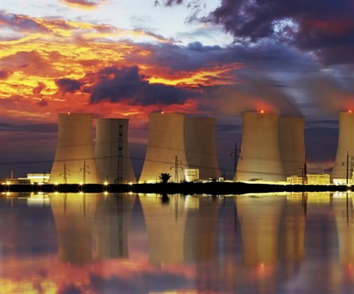 Nuclear power plant (stock image)
