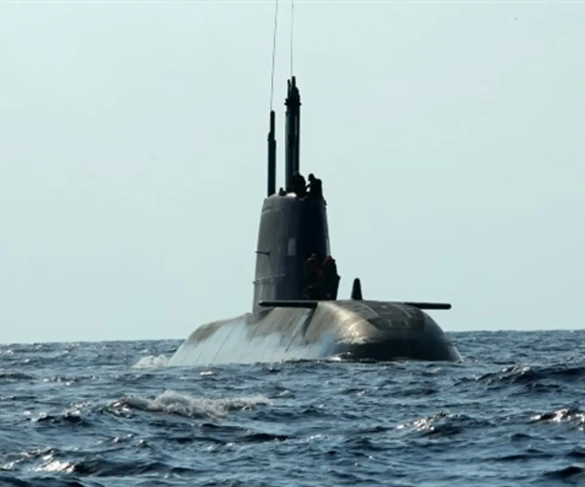 Israeli navy Dolphin-class submarine