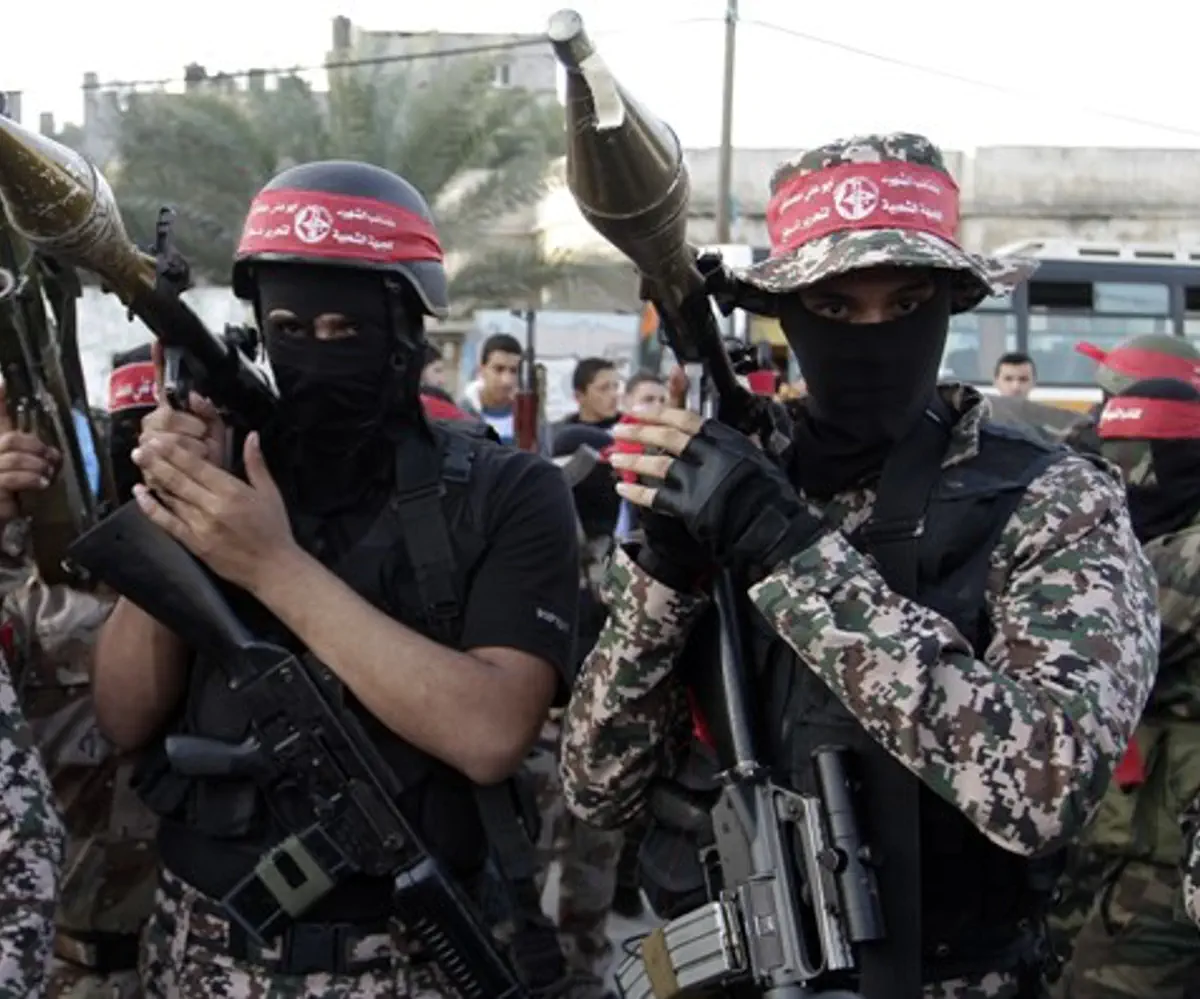 PFLP terrorists in Gaza