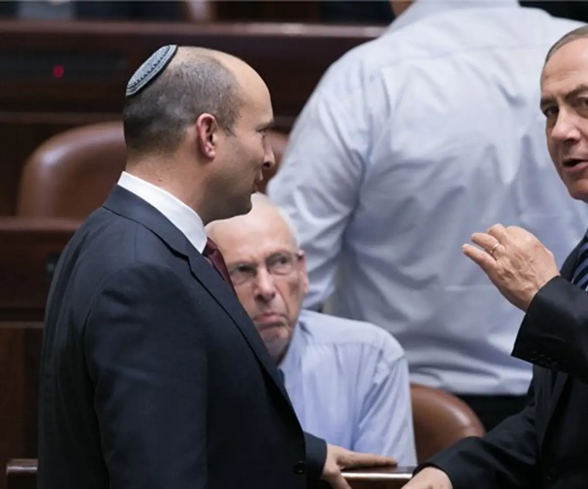 Binyamin Netanyahu and Naftali Bennett