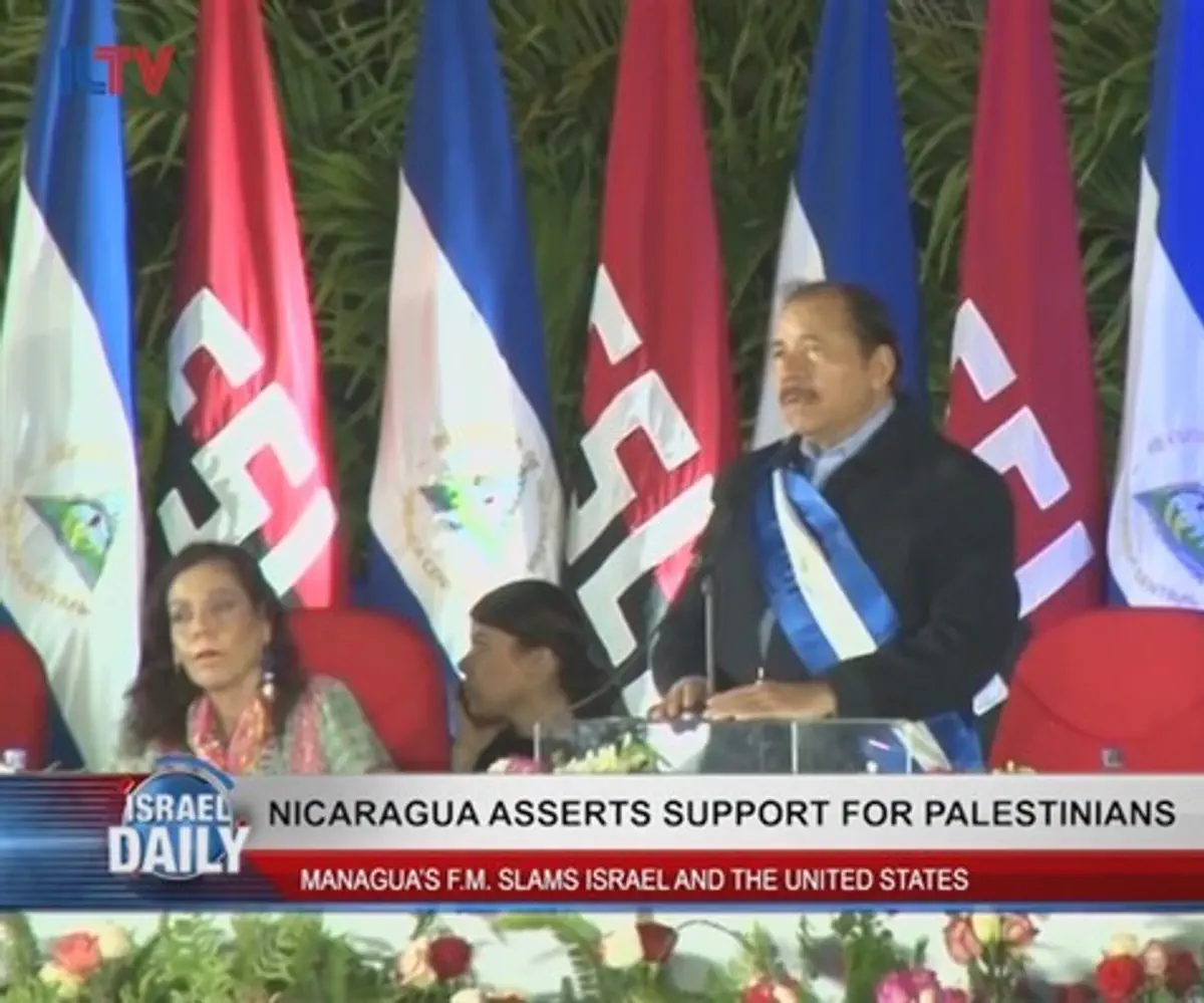 Nicaragua asserts support for palestinians