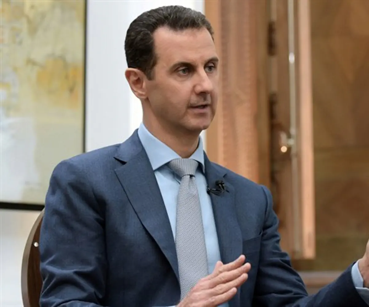 Syrian President Bashar Al-Assad speaks to Yahoo News