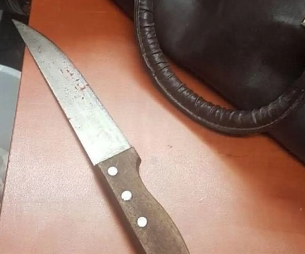 The terrorist's knife
