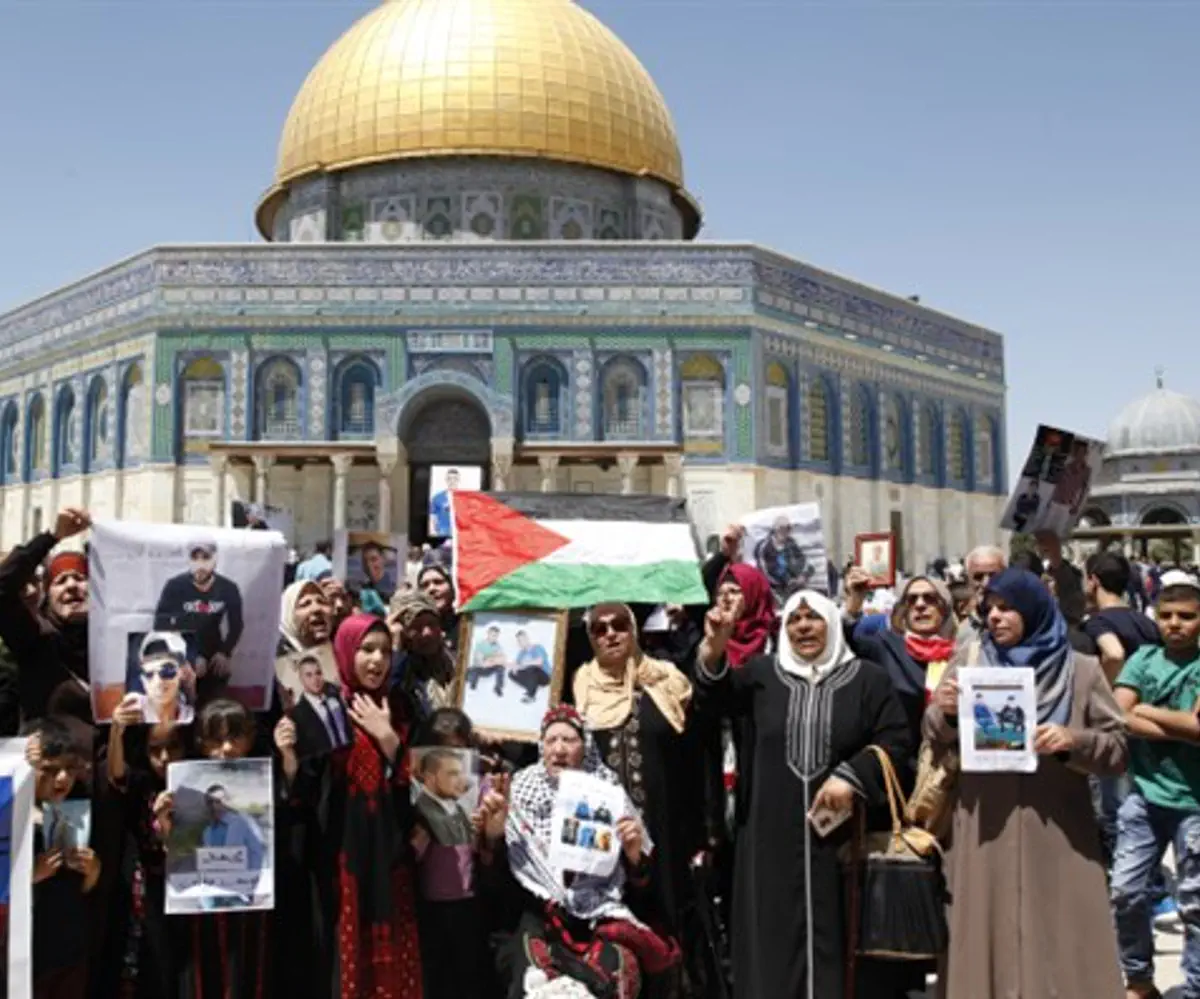Pro-terrorist demonstration on Temple Mount