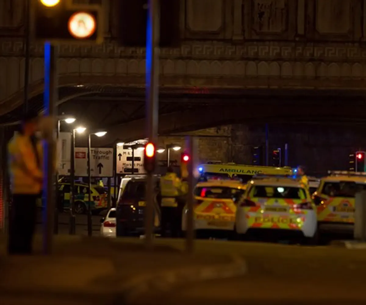 Scene of Manchester attack