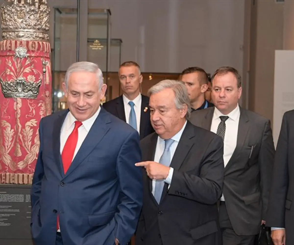 UN Secretary General meets Netanyahu