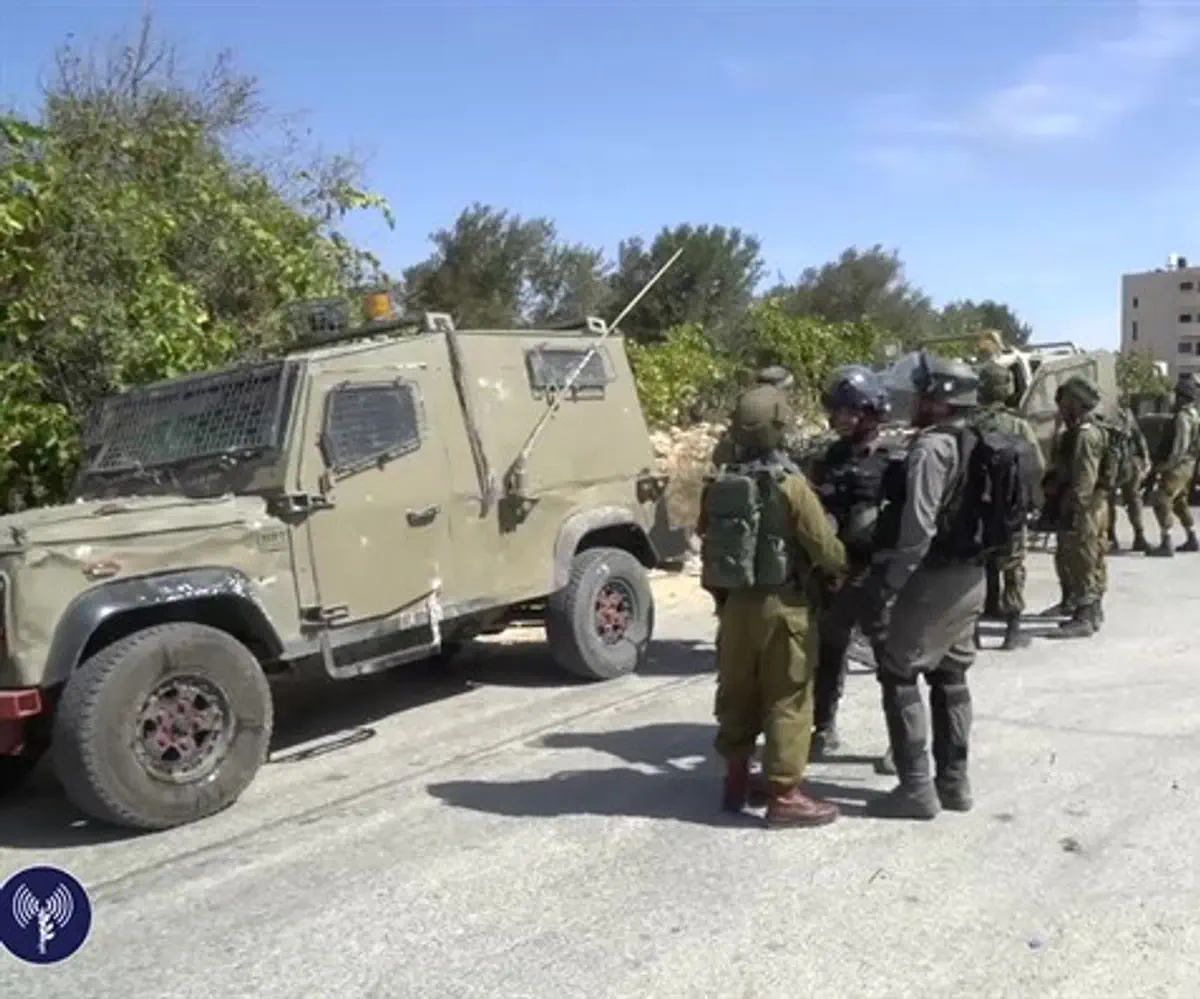 IDF forces operating in the village of the terrorist