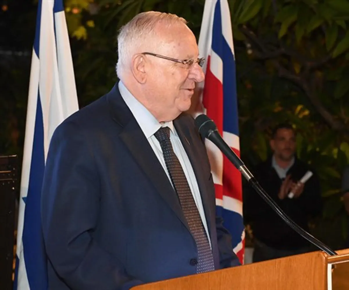 President Rivlin at UK Ambassador's residence