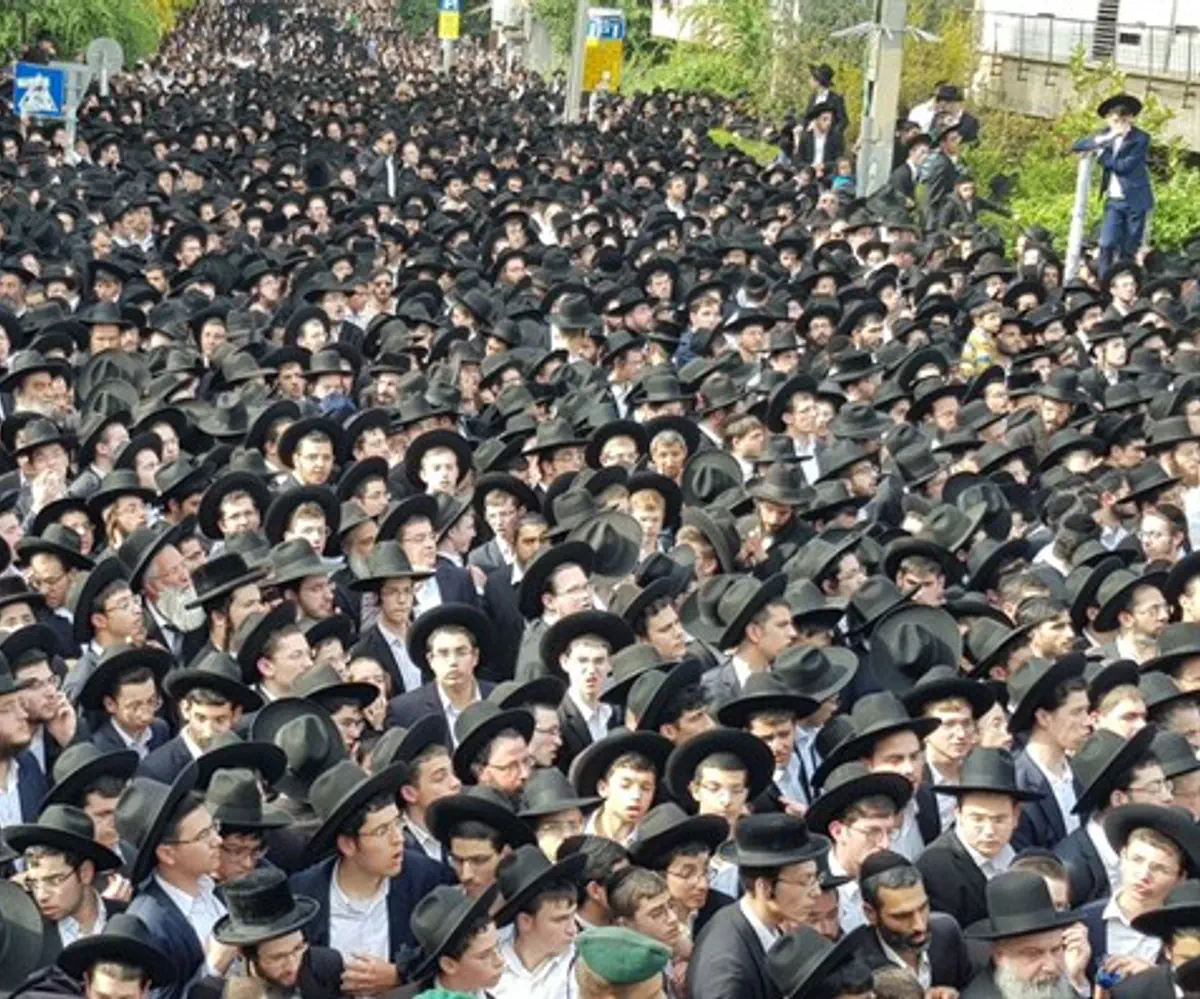 Rabbi Shteinman's funeral