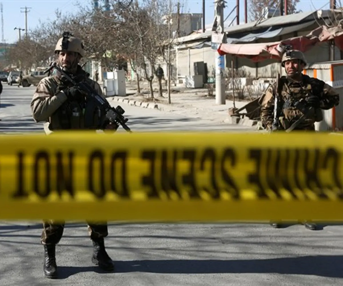 Scene of ISIS attack in Kabul