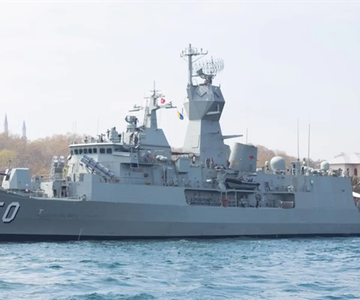 Australian Navy frigate