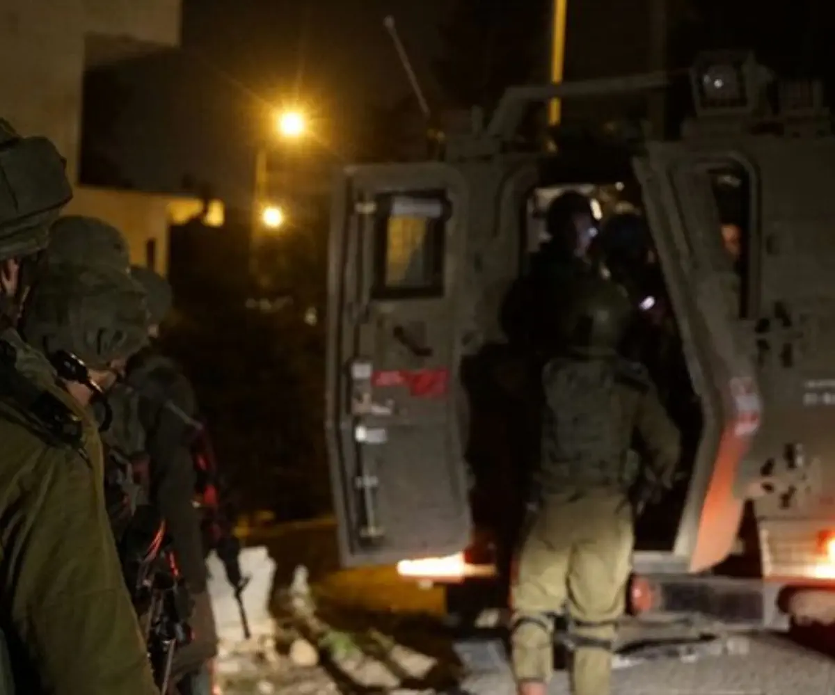 IDF forces during the arrests