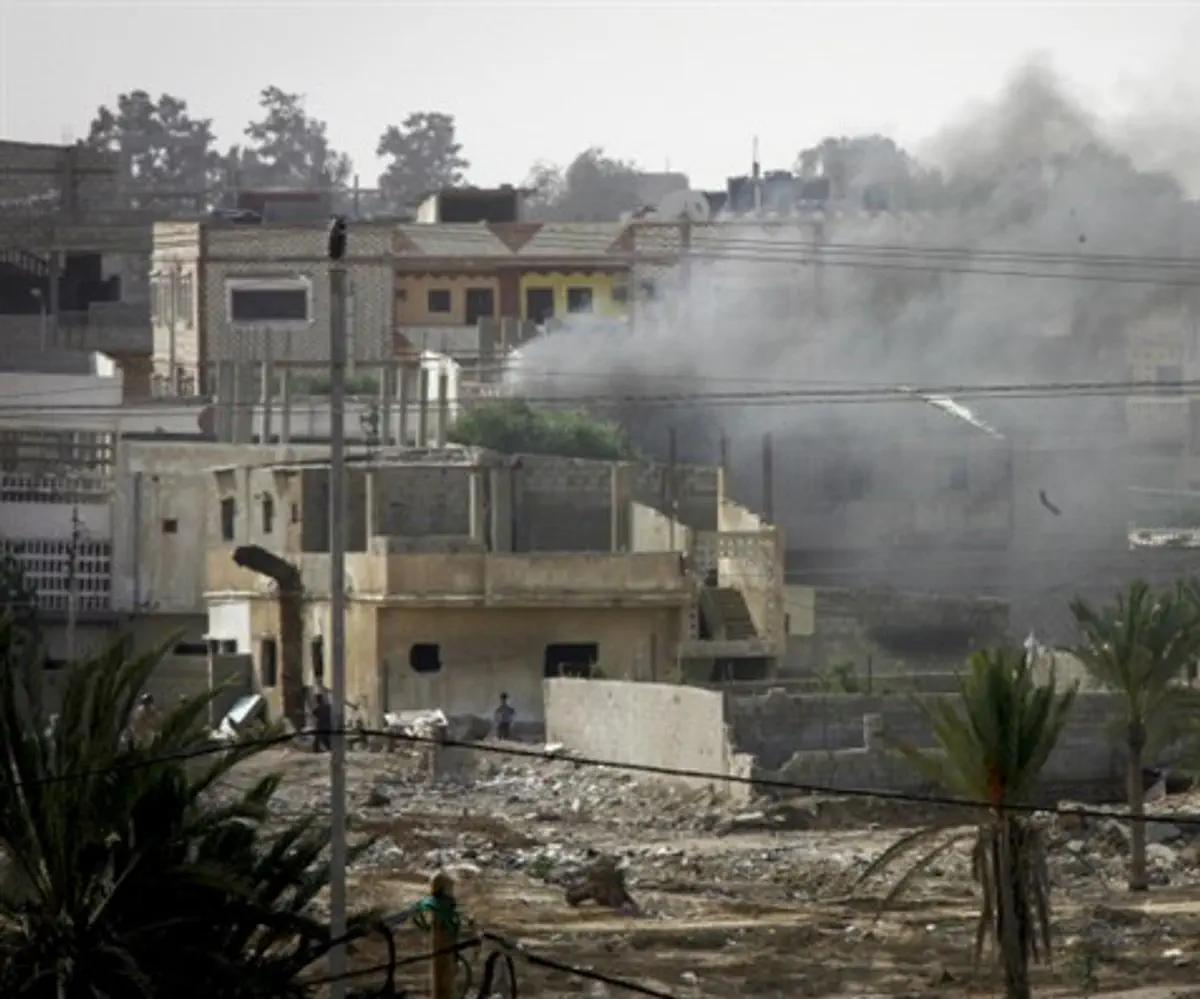 Explosion in Gaza (archive)