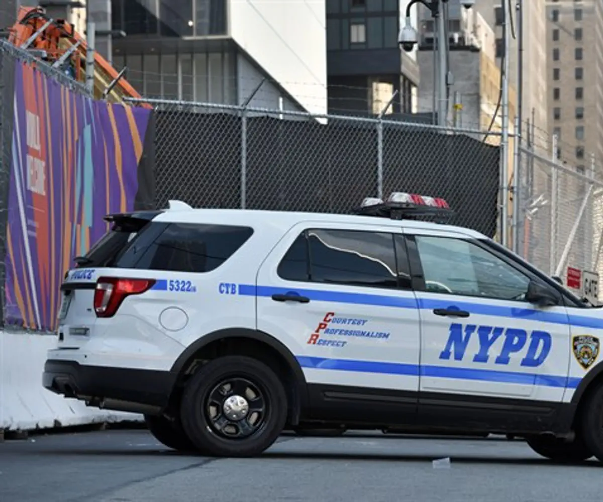 New York police vehicle