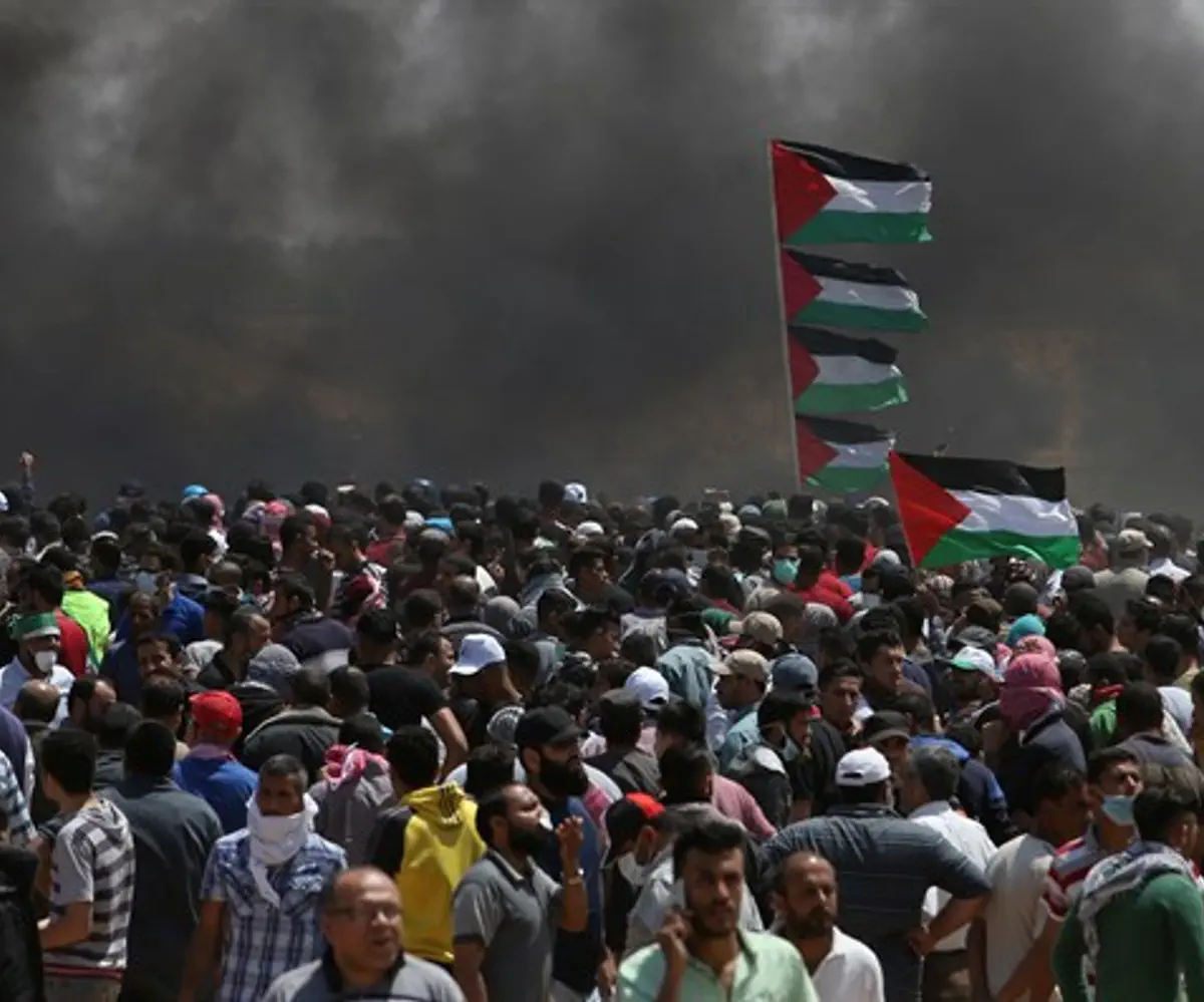 Clashes on Gaza border