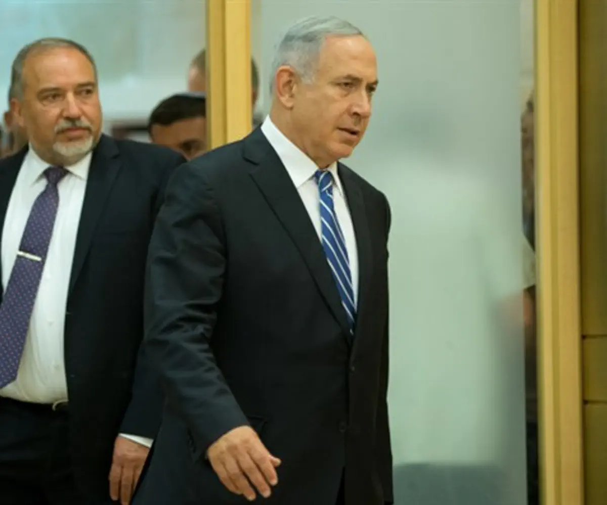 Binyamin Netanyahu and Avigdor Liberman